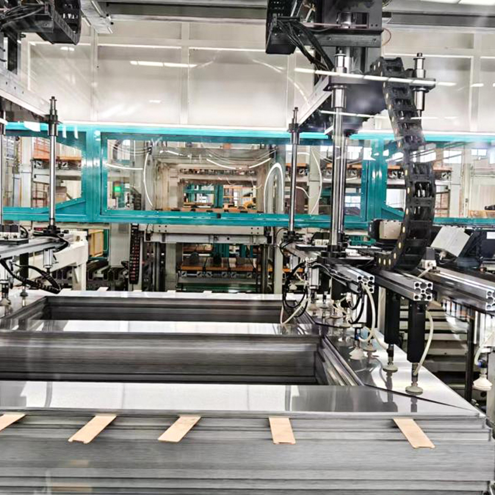 ZXD-440 Automaattinen In-line Transformer Core Pinottava tuotantolinja